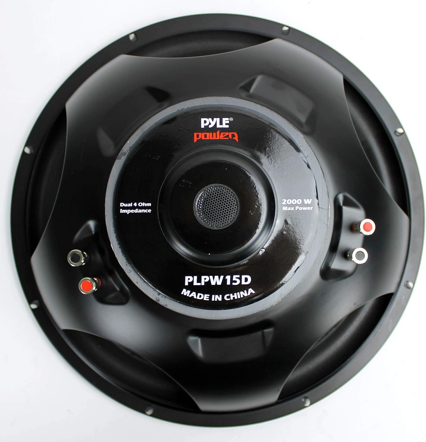 Pyle 8" Car Subwoofer Speaker - 800 Watt Dual 4 Ohm Voice Coil, Treated Foam Surround, Non-Pressed Paper Cone, 60oz Magnet - Powerful Vehicle Audio Bass Woofer for Car Stereo Systems - PLPW8D (Black)