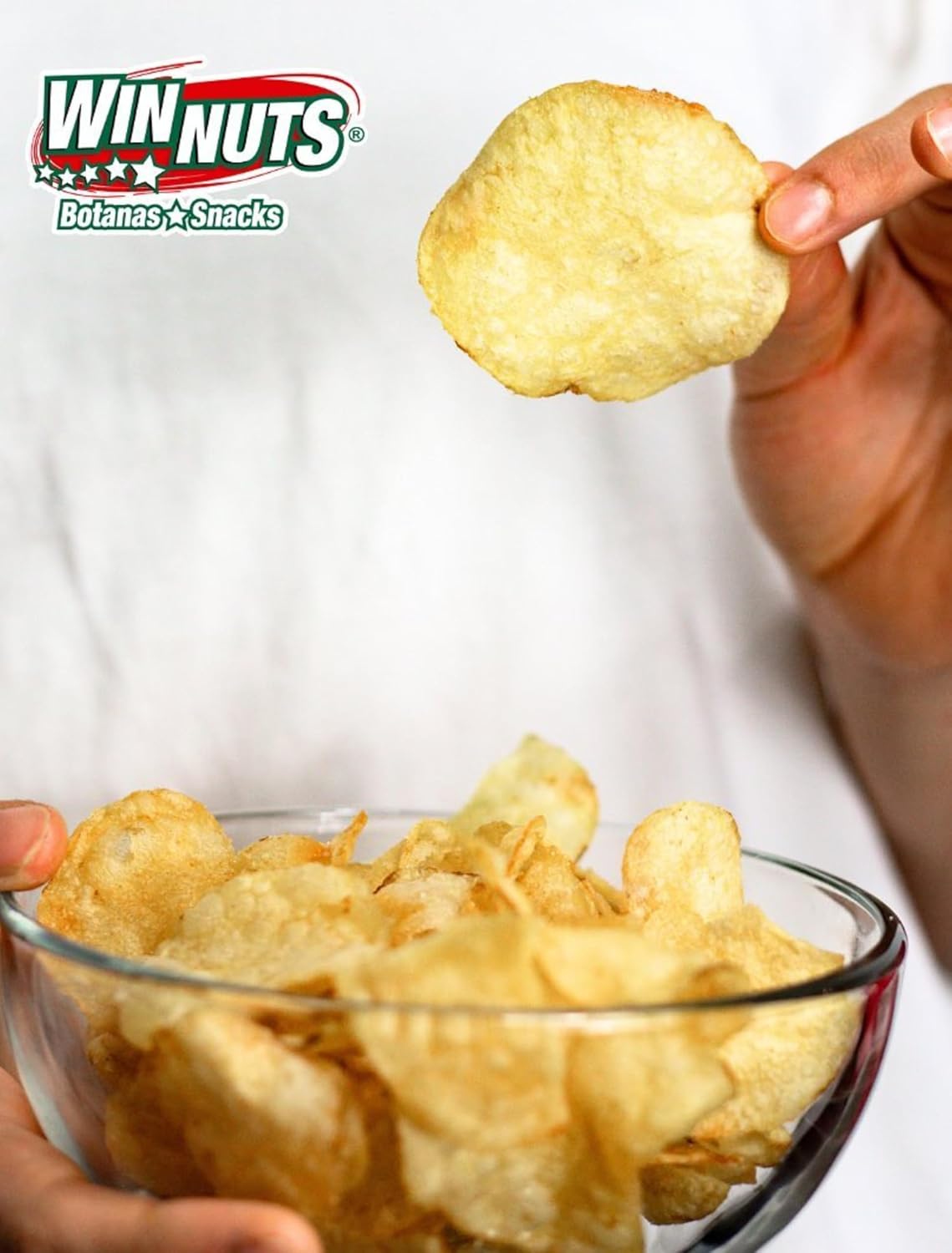 WINNUTS Jalapeño Chips Kettle Cooked (3 Pack, 5.6 oz Each) | Authentic Mexican Style Spicy Potatoes Chips | Homestyle "Papa Casera" for Parties