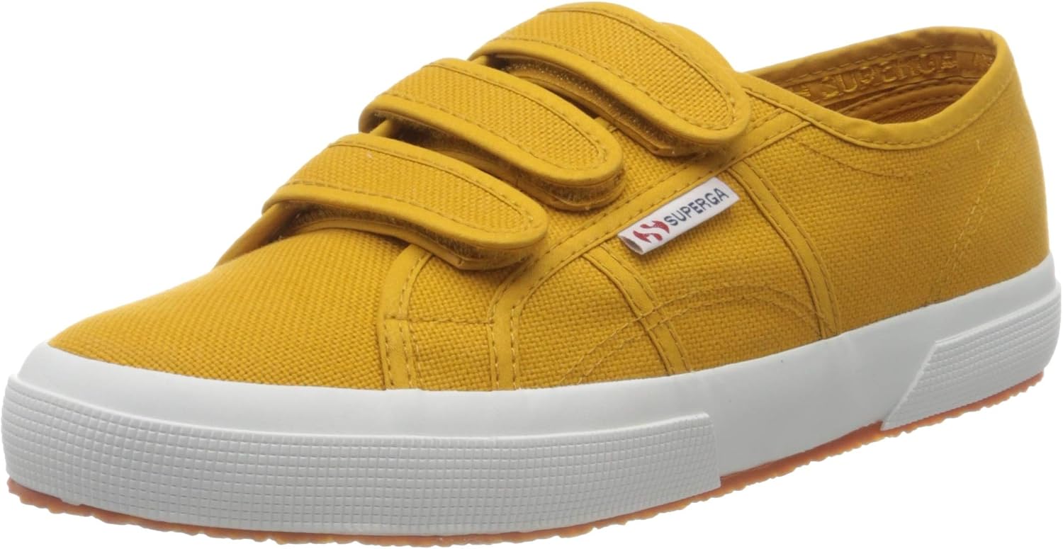Superga Unisex 2750 Cot3strapu Cotton Canvas Sneakers with Touch Strap Fastening