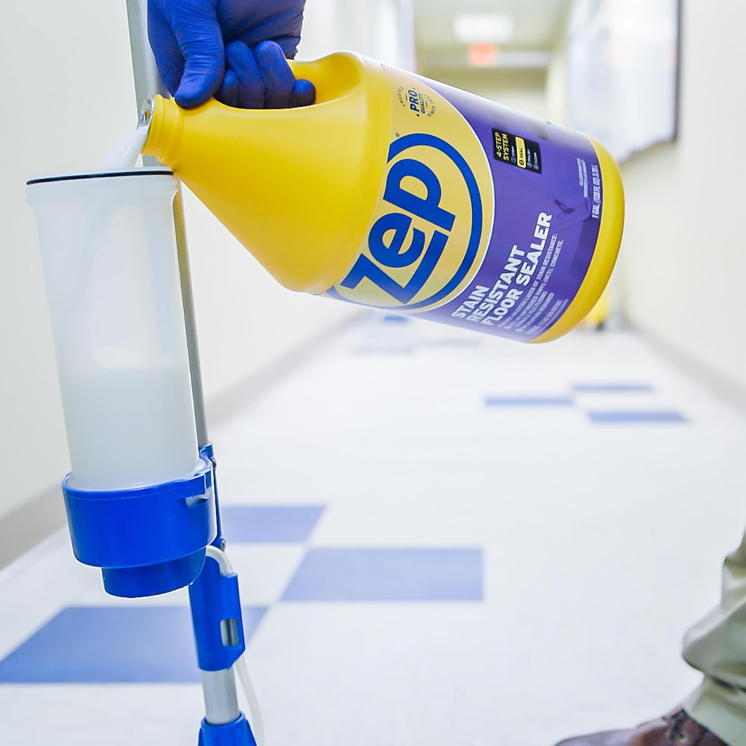 Zep Stain Resistant Floor Sealer - 1 Gallon - ZUFSLR128 - Durable, Long Lasting Seal