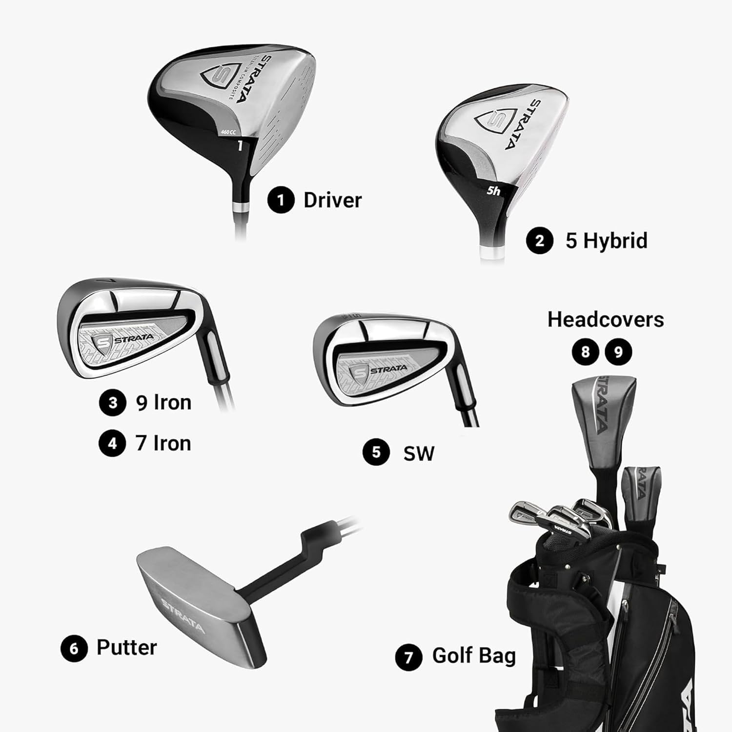 Callaway Golf Strata Complete Golf Set (Men's and Women's)