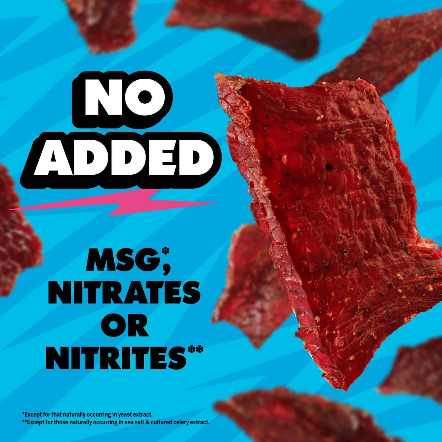Jack Link's MrBeast Beef Jerky, Peppered Beef Jerky - 10 Count | As Seen on Beast Games, 11g Protein, Made with 100% Real Beef, Pantry-Ready Snacks