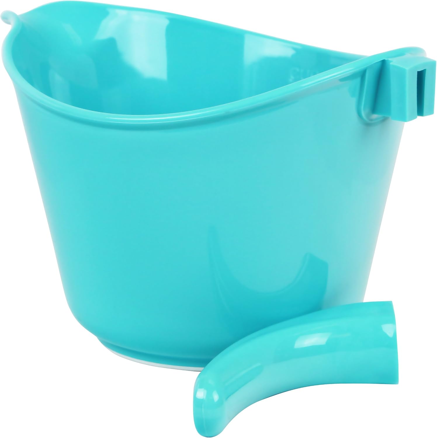 Reston Lloyd, Batter Bowl With Pour Spout, Non-Slip Base, Erogonomic Space Saving Detachable Handle, 2 QT Heavy Duty BPA-Free Microwave & Dishwasher Safe, Plum