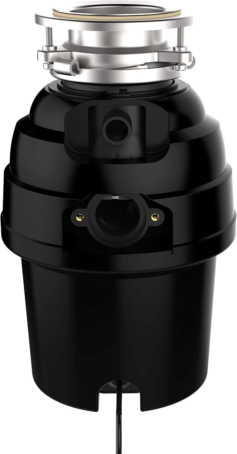 Waste Maid Garbage Disposal, Anti-Jam, Continuous Feed, 1/2 HP Standard | Anti-Jam Stainless Steel Food Waste Grinding System, Quiet Continuous Feed, Easy 3-Bolt Mount, 8-Yr Warranty 10-US-WM-158-3B