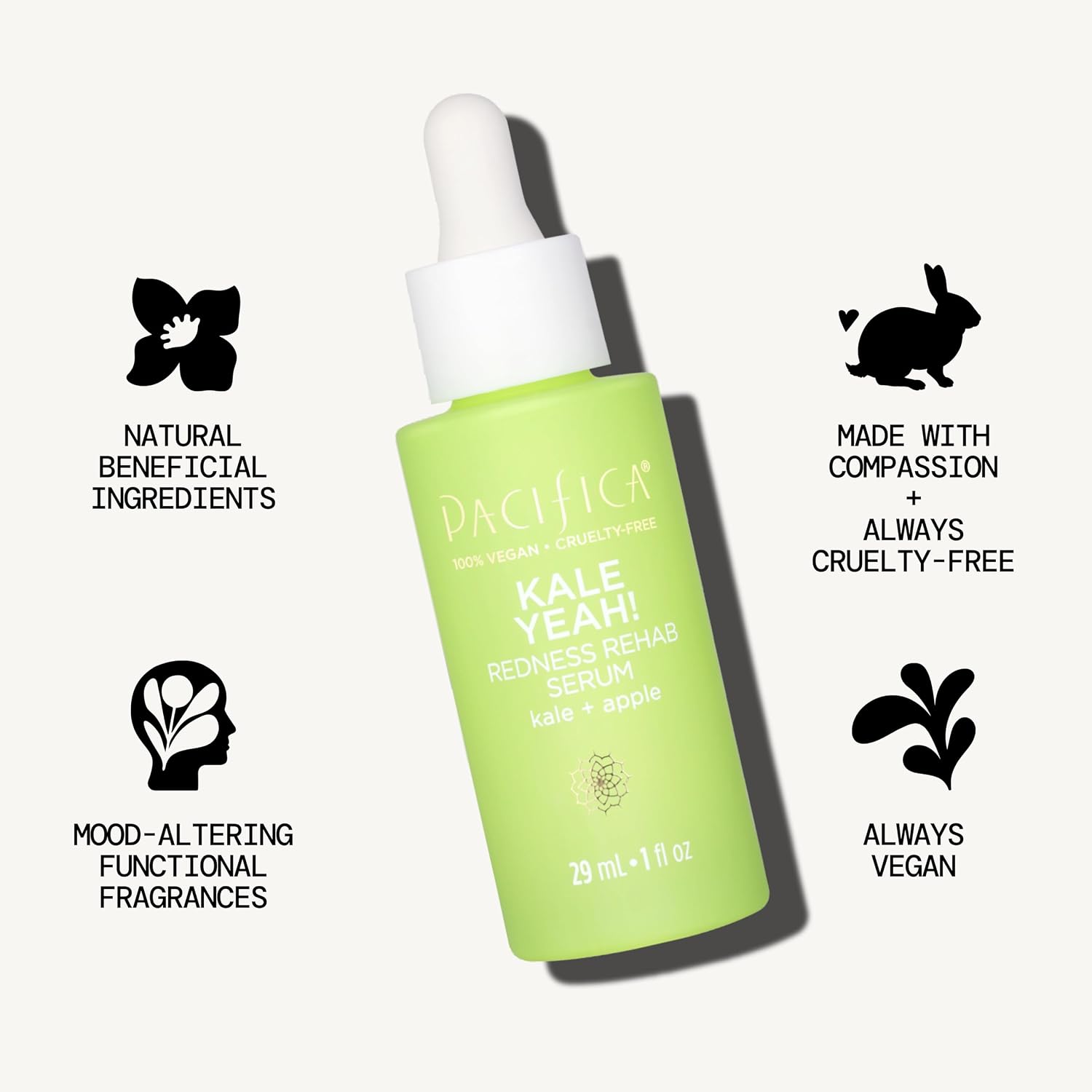 Pacifica Vitamin C Serum for Face – Glow Baby Brightening Facial Serum with Glycolic Acid – Vitamin C Booster Skin Care, Dark Spot Corrector, Vegan Skincare for Glowing Skin, Dermatologist Tested