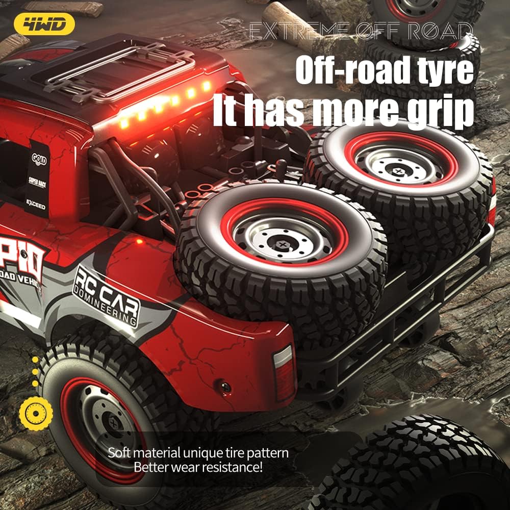 1/14 Hobby RC Truck for Adults, 30 MPH High Speed Remote Control 4WD Car