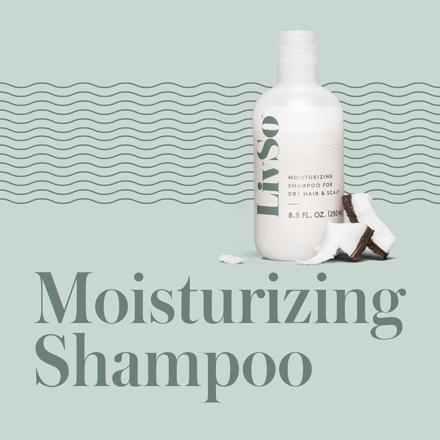 LivSo Moisturizing Scalp Shampoo - Moisturizes Hair & Scalp - Naturally Derived - Fresh Feel Product - A Little Bit of LivSo Goes a Long Way