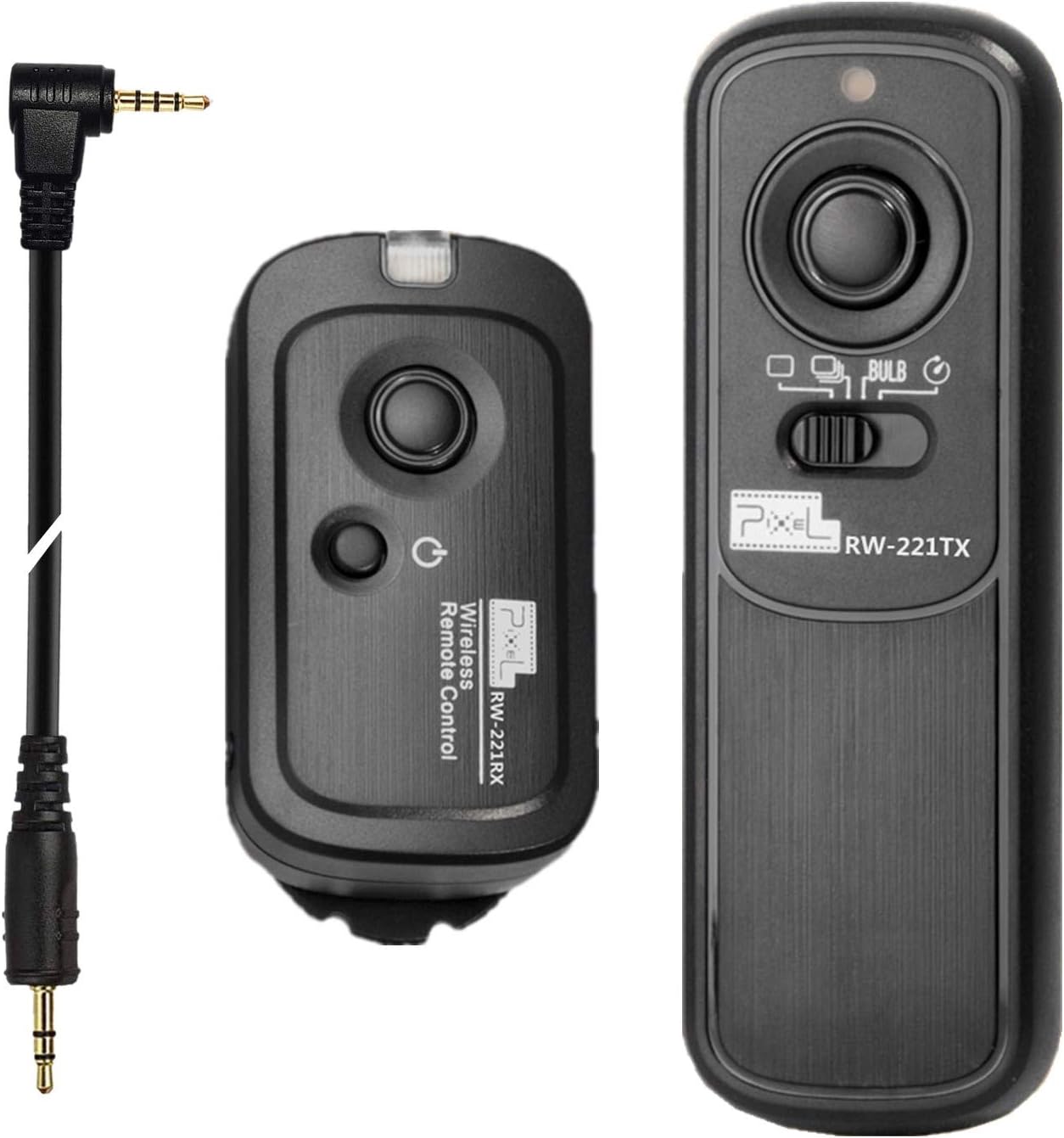 Pixel Camera Remote Shutter Release RW-DC0 for Nikon Wireless 2.4GHz 262ft | For Nikon Z8 Z9 D3 D4 D5 D800 D850 D800E D810A D810 D700 D500 D300 D300s D200 F100 F90 F90X F6 F5 D1X D2H MC-30A MC-36A