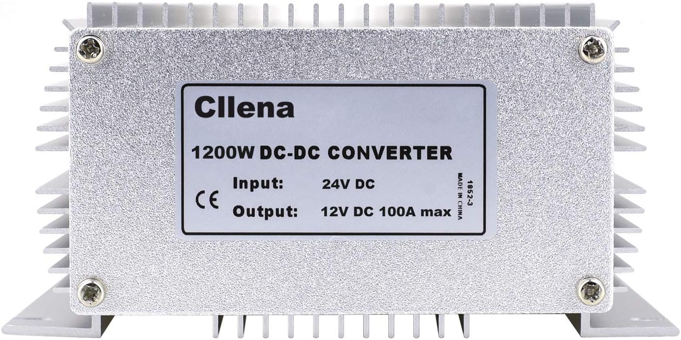 DC 24V to 12V 40A 480W Buck Transformer Waterproof Step-Down Voltage Converter Regulator
