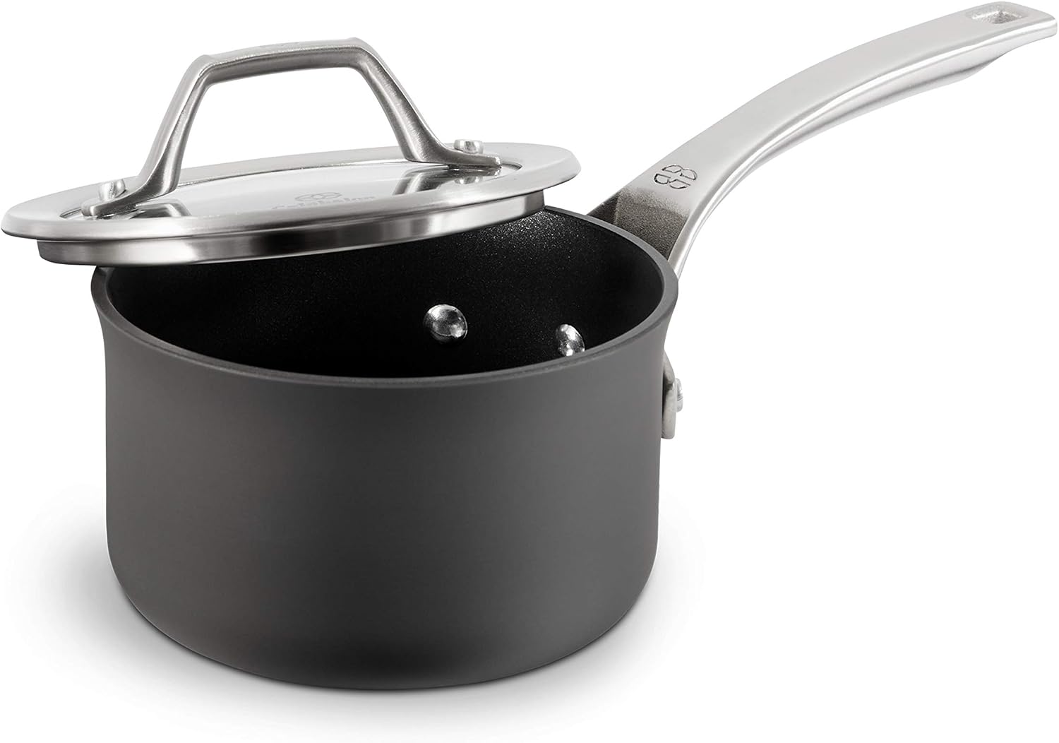 Calphalon Signature Hard-Anodized Nonstick Wok, 12", Flat-Bottom, Oven-Safe, PFOA-Free, Black