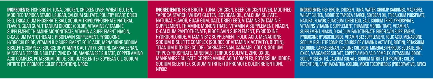 Meow Mix Tenders in Sauce, Wet Cat Food with Tuna & Whole Shrimp, 12 Cups