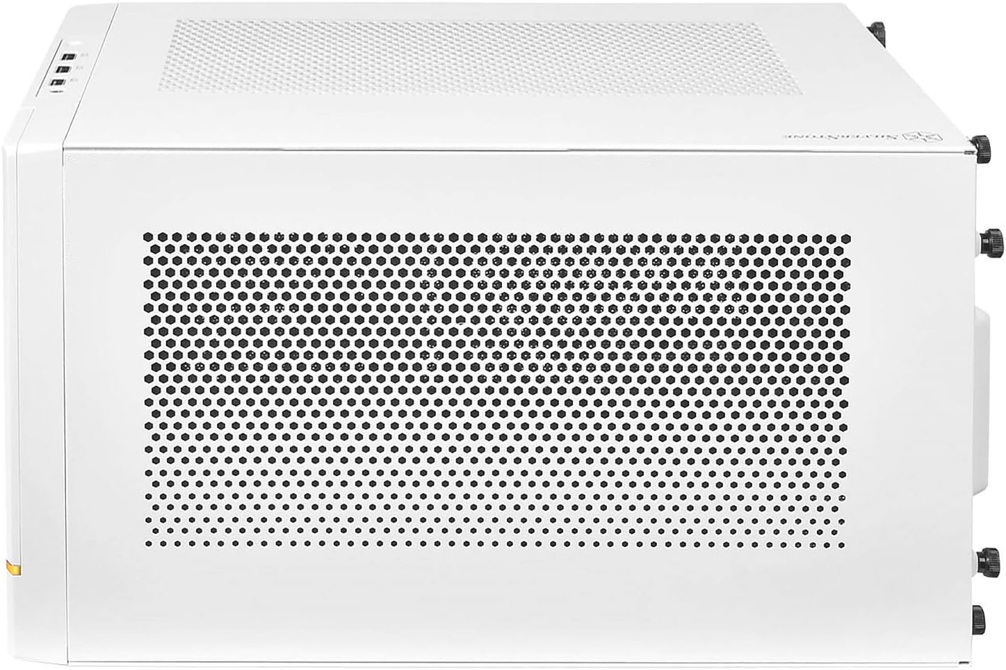 Silverstone Technology SUGO 14, SG14, Black, Mini-ITX Cube Chassis, Supports 3 Slot Full Length GPUs/ATX PSU / 240mm AIO, 4 Removable Panels