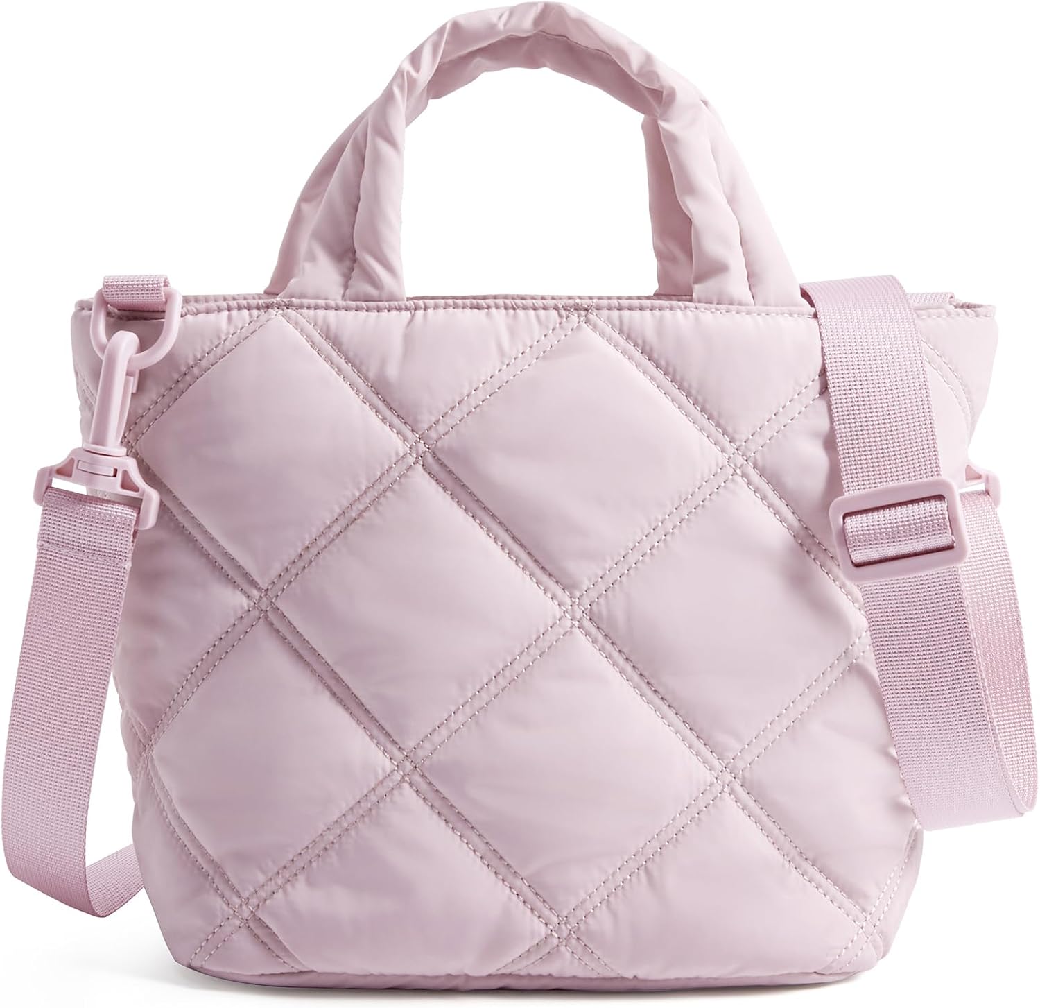 BAGSMART Crossbody Bags for Women, Lightweight Purses for Women, Quilted Puffer Tote Handbags for Daily Use,Shop,Travel