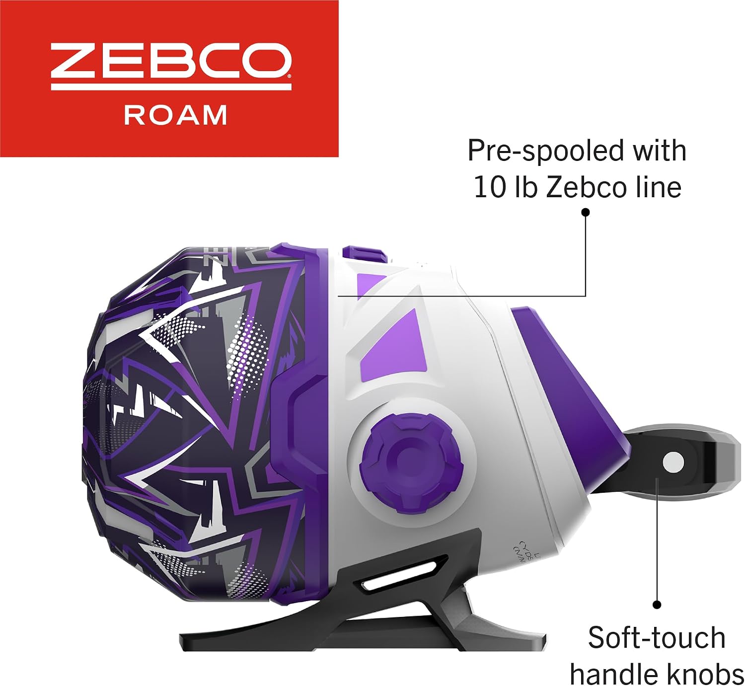 Zebco Roam Spincast Reel and Fishing Rod Combo