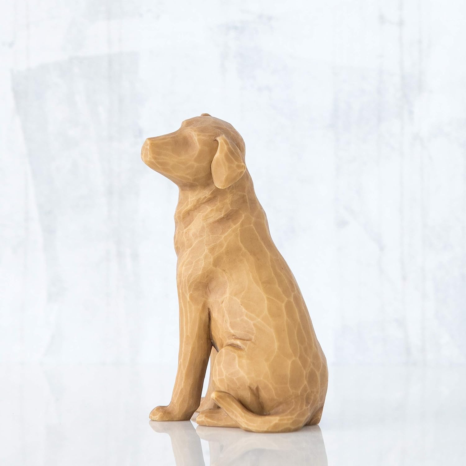 Willow Tree Love My Dog (Light), Sculpted Hand-Painted Figure | Cast from a Susan Lordi Original Carving, Gift for Dog Lovers, Celebrates the Loving Bond Between People and Their Dogs