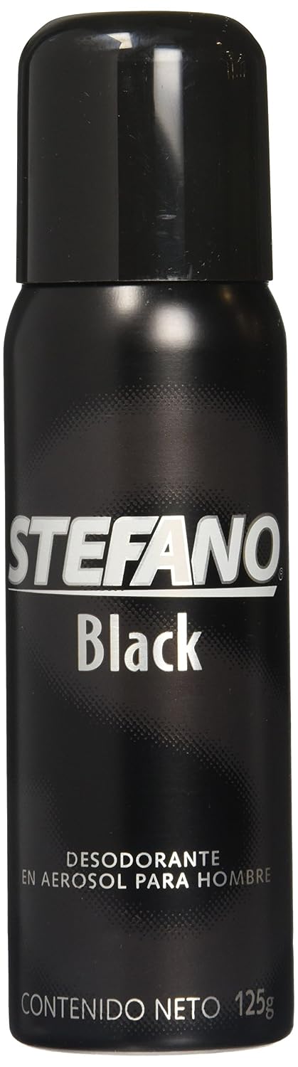Stefano Black Desodorante / Deodorant Spray by Lournay 4.3 Oz (125 grs)