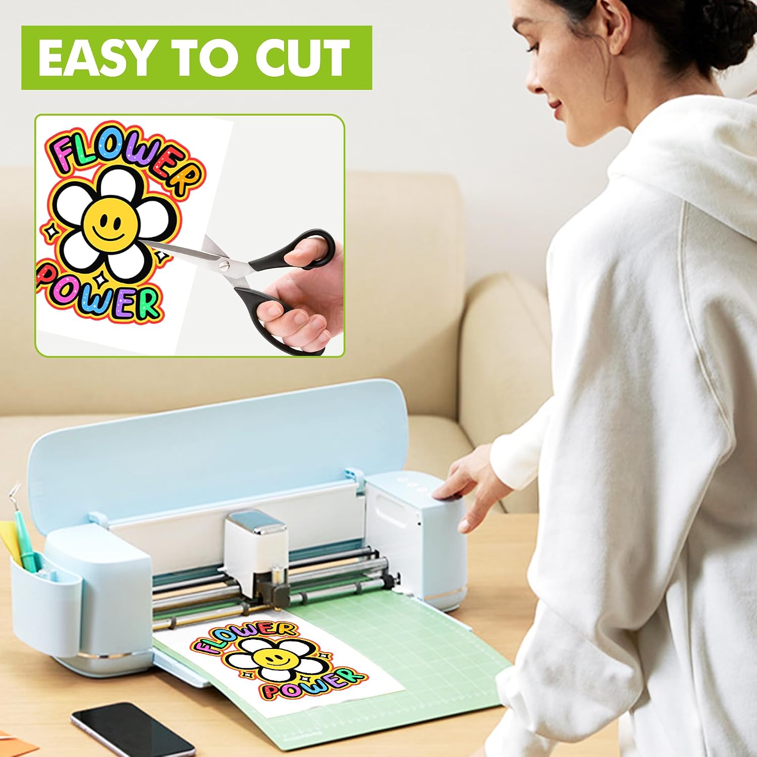 Koala Iron on Heat Transfer Paper for Dark Fabric, 20 Sheets, 8.5x11 In