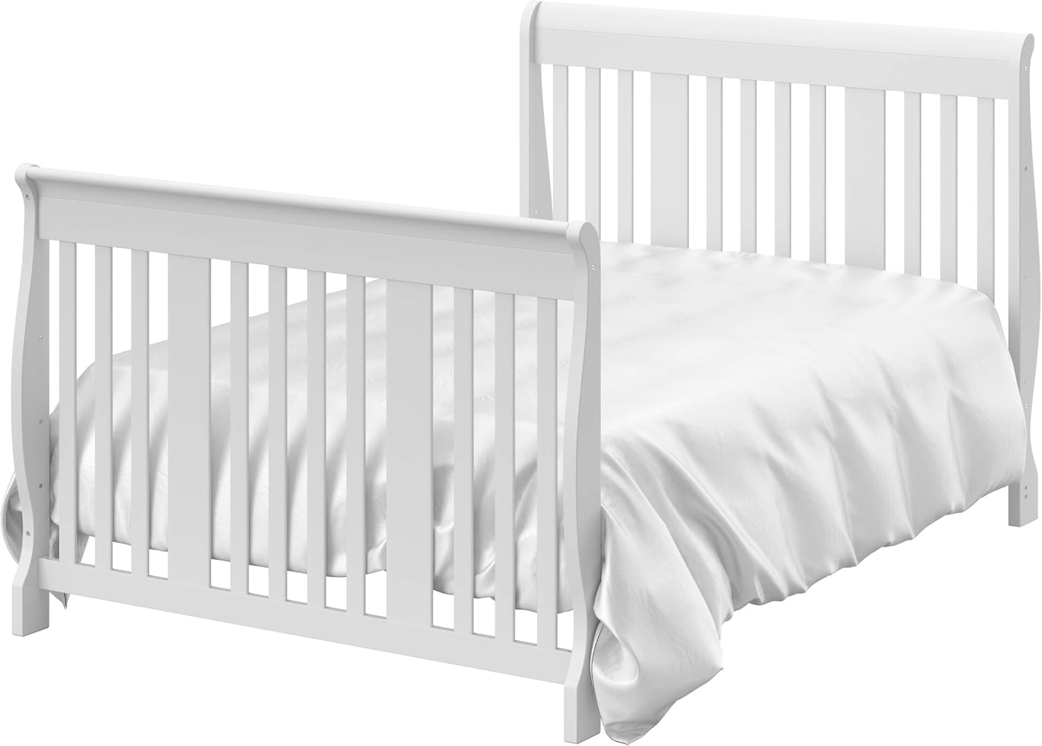 Storkcraft Portofino 5-in-1 Convertible Crib and Changer, Pebble Gray