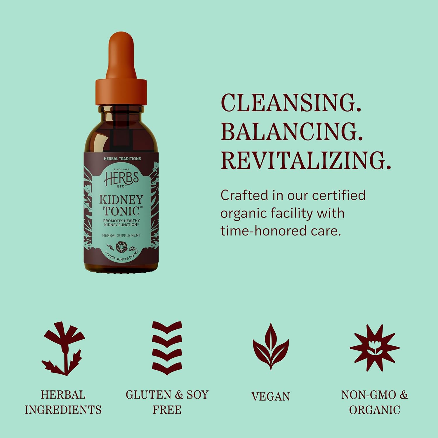 Herbs Etc. Kidney Tonic™ 2 oz