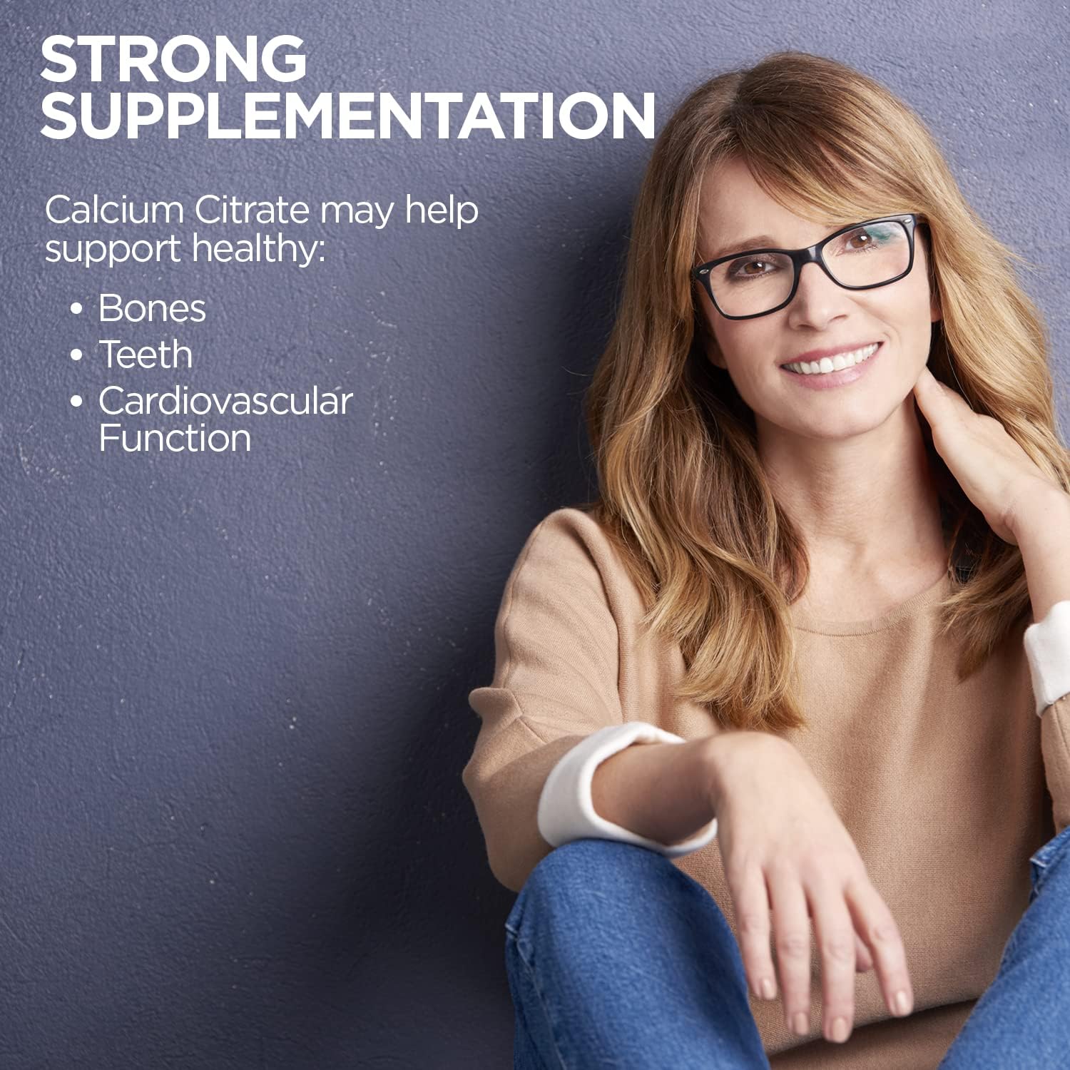 KAL Calcium Citrate 1000mg, Calcium Supplements for Women and Men, Bone Health, Teeth, Nervous, Muscular & Cardiovascular System Support, Gluten Free and Lab Verified, 60 Servings, 180 Tablets | Bone, Teeth, Muscle & Heart Support - Chelated Calcium Citr…