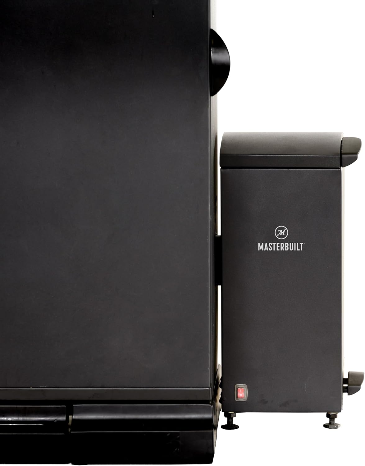 Masterbuilt® Slow and Cold Smoker Accessory Attachment With Removable Ash Tray for Masterbuilt Vertical BBQ Smokers in Black, 10" x 10" x 18"