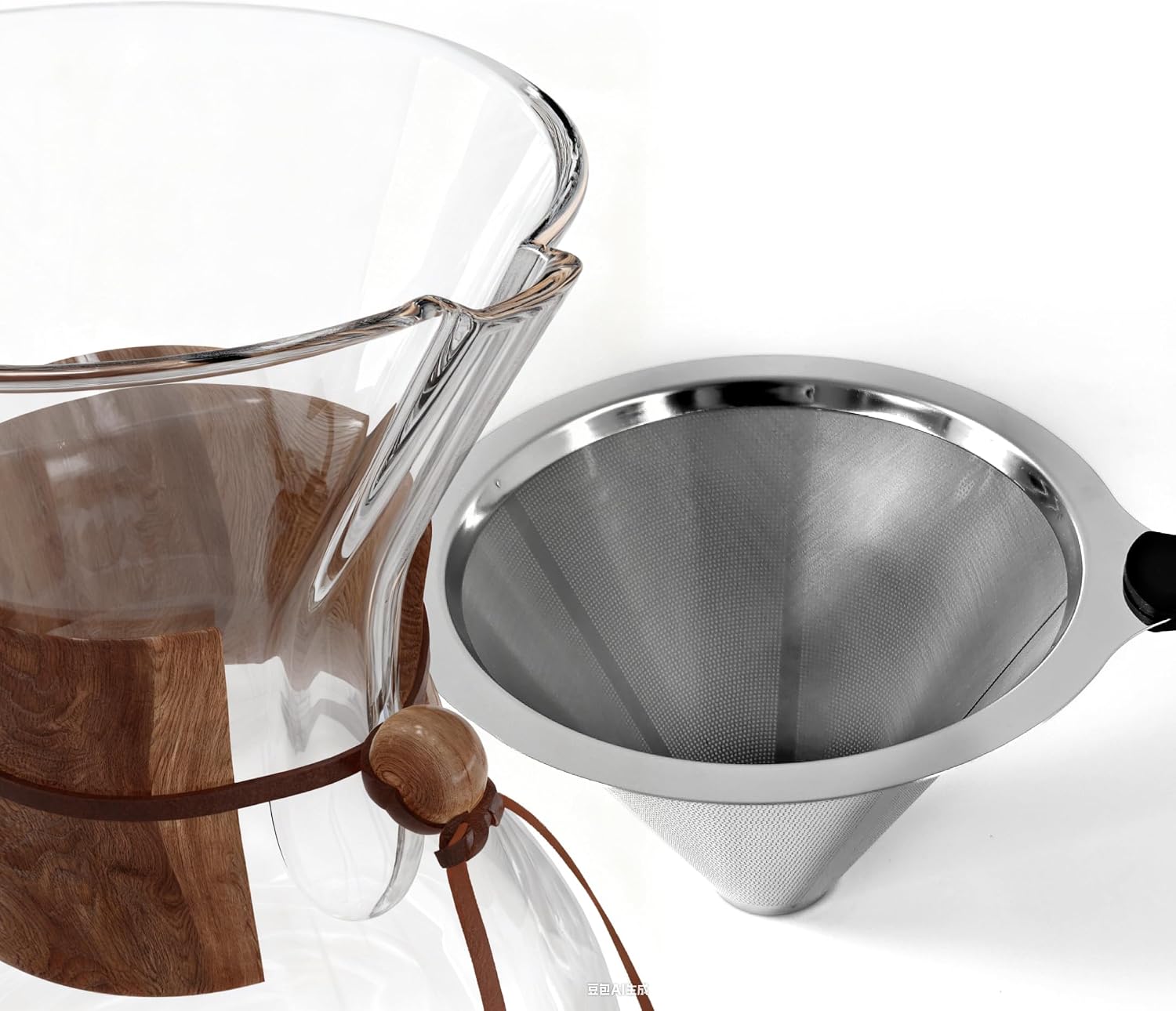 AGOGO Pour Over Coffee Maker Set, 34oz Classic Style, 304 Stainless Filter | Barista kit for home kitchen, Cafe, Camping & Office; 20oz-40oz Classic, Slim, Diamond styles; Includes brush & towel.