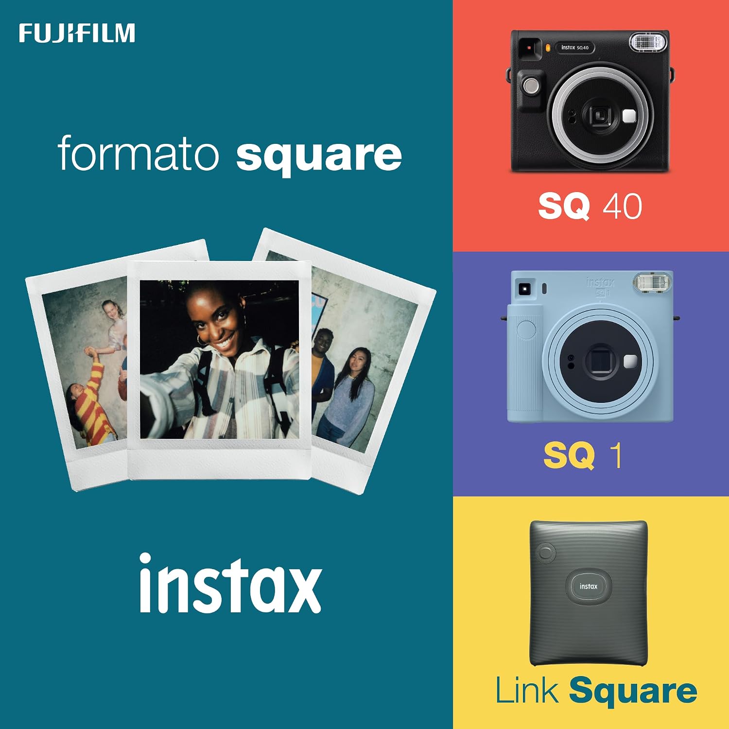 FUJIFILM Instax Square Monochrome Film - 10 Exposures