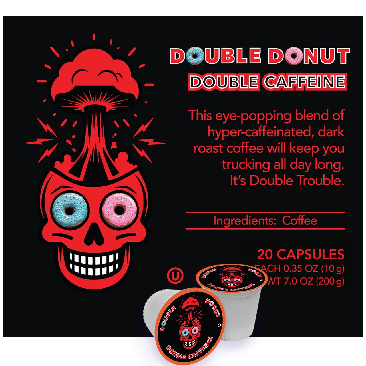 Double Donut Coffee Breakfast Blend Coffee Pods, Light Roast Coffee in Recyclable Single-Serve Pods for Keurig K Cups Brewer Machines, 80 Count Bulk Pack, original version