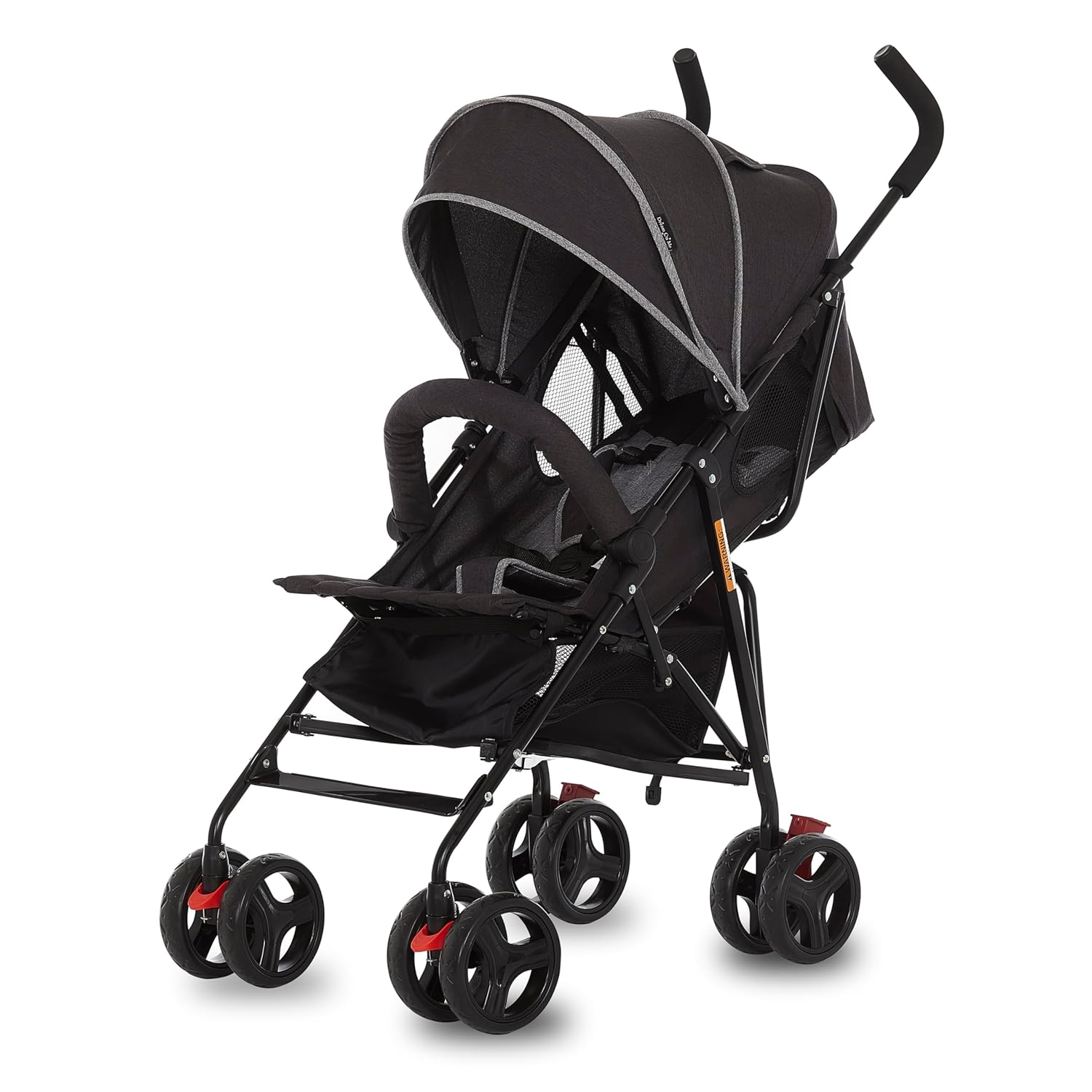 Dream On Me Vista Moonwalk Baby Stroller in Light Gray, Lightweight Infant Stroller with Compact Fold