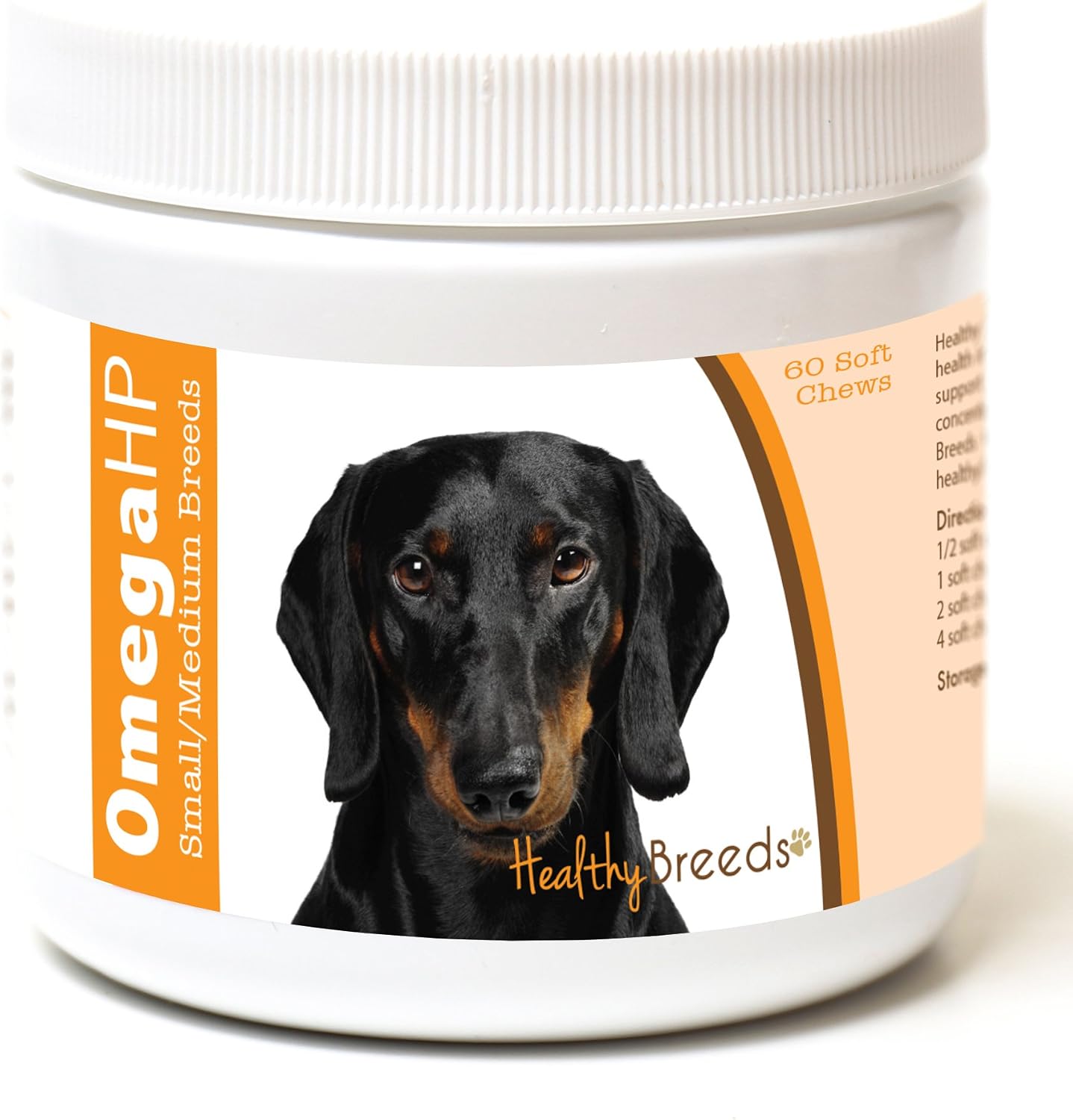 Healthy Breeds Siberian Husky Omega HP Fatty Acid Skin and Coat Support Soft Chews 60 Count