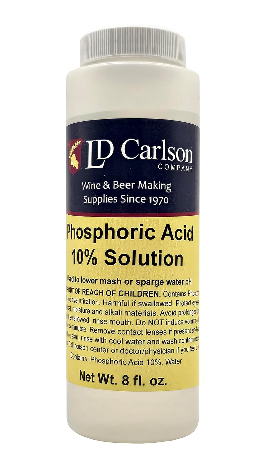 Phosphoric Acid 10% Solution - 8 Ounce for Beer Making