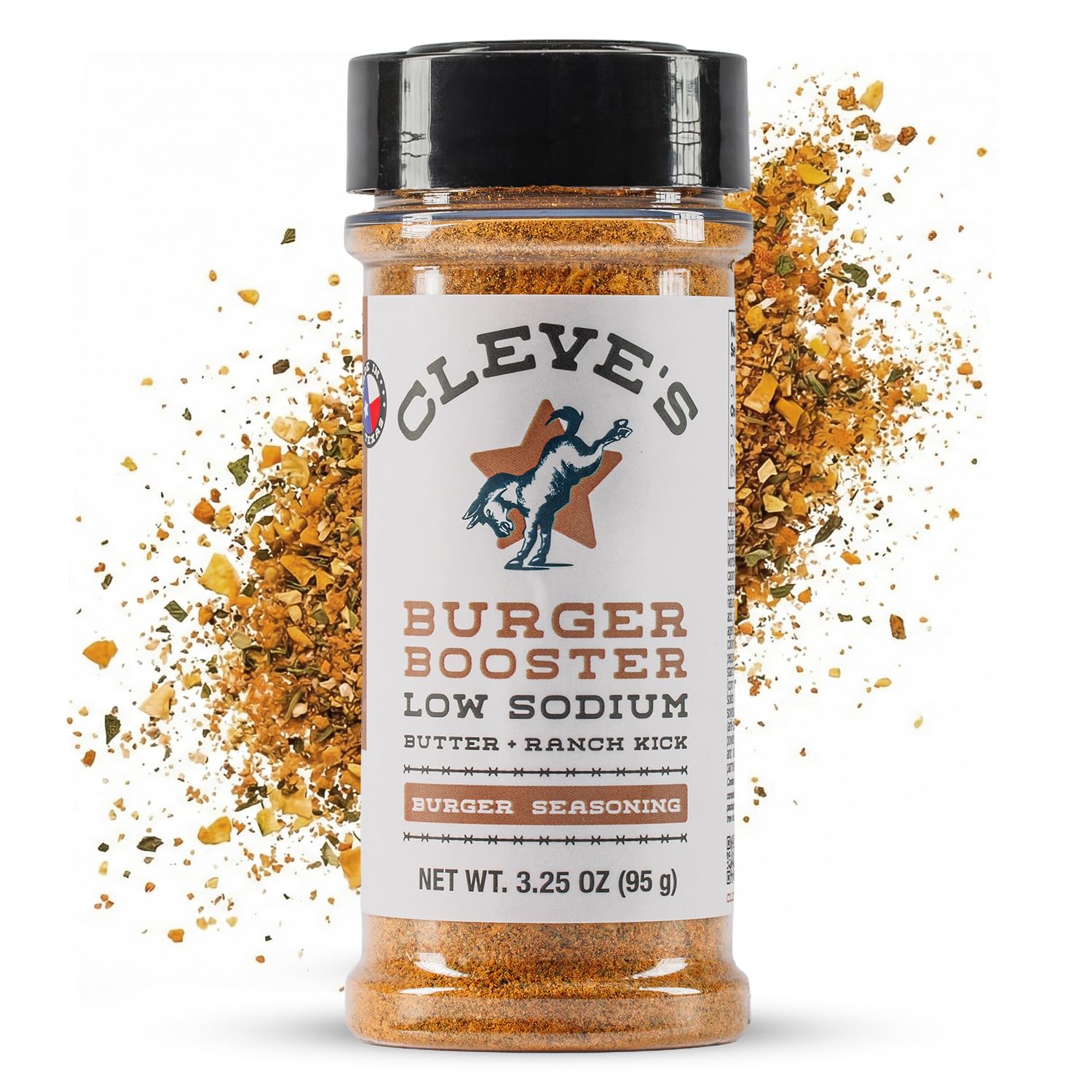Cleve's Gourmet, Steak Seasoning for Grilling & Cooking, Steak Rub with Smoky Charred Flavor, Prime Rib Seasoning & Beef Seasoning, (Small, Cowboy Charcoal Steak Seasoning)