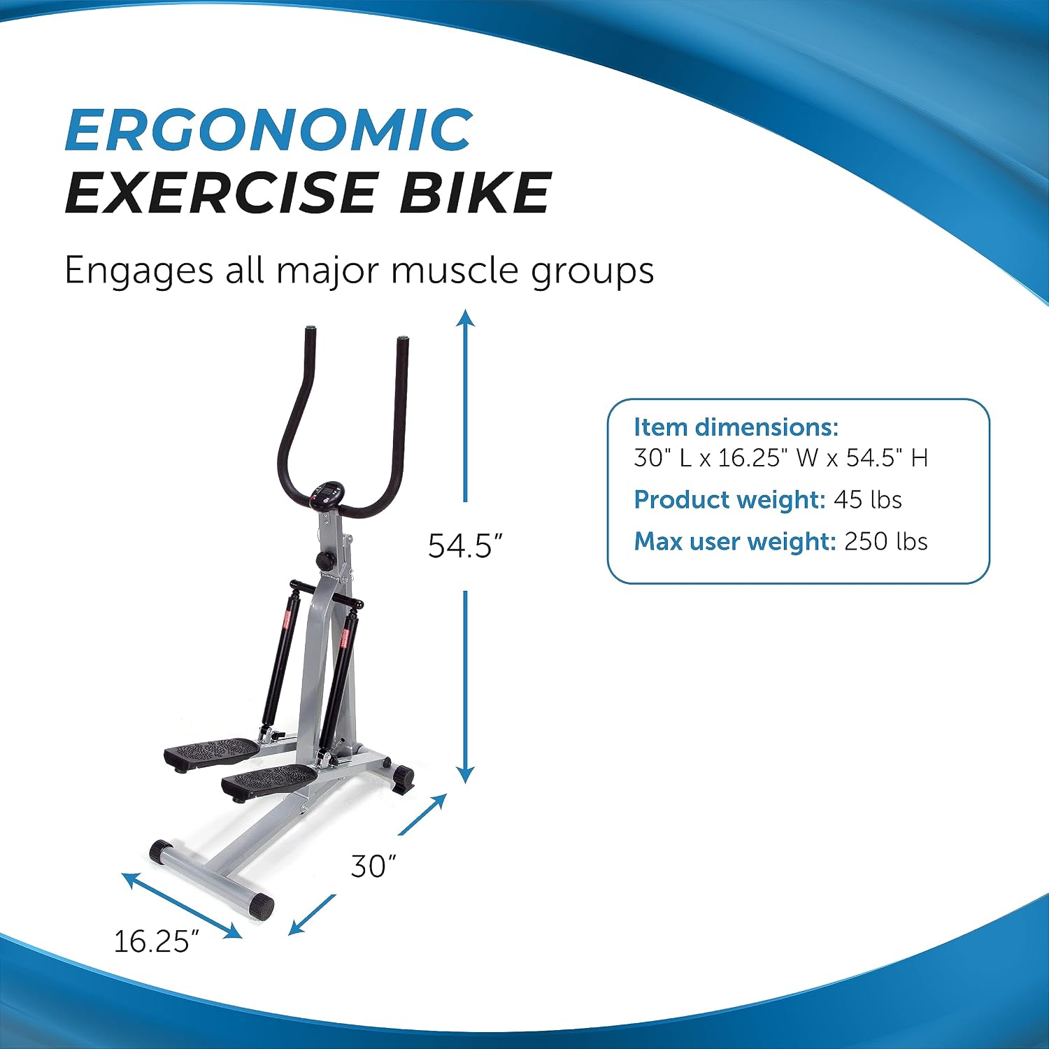 Stamina Products Folding Stepper with Monitor