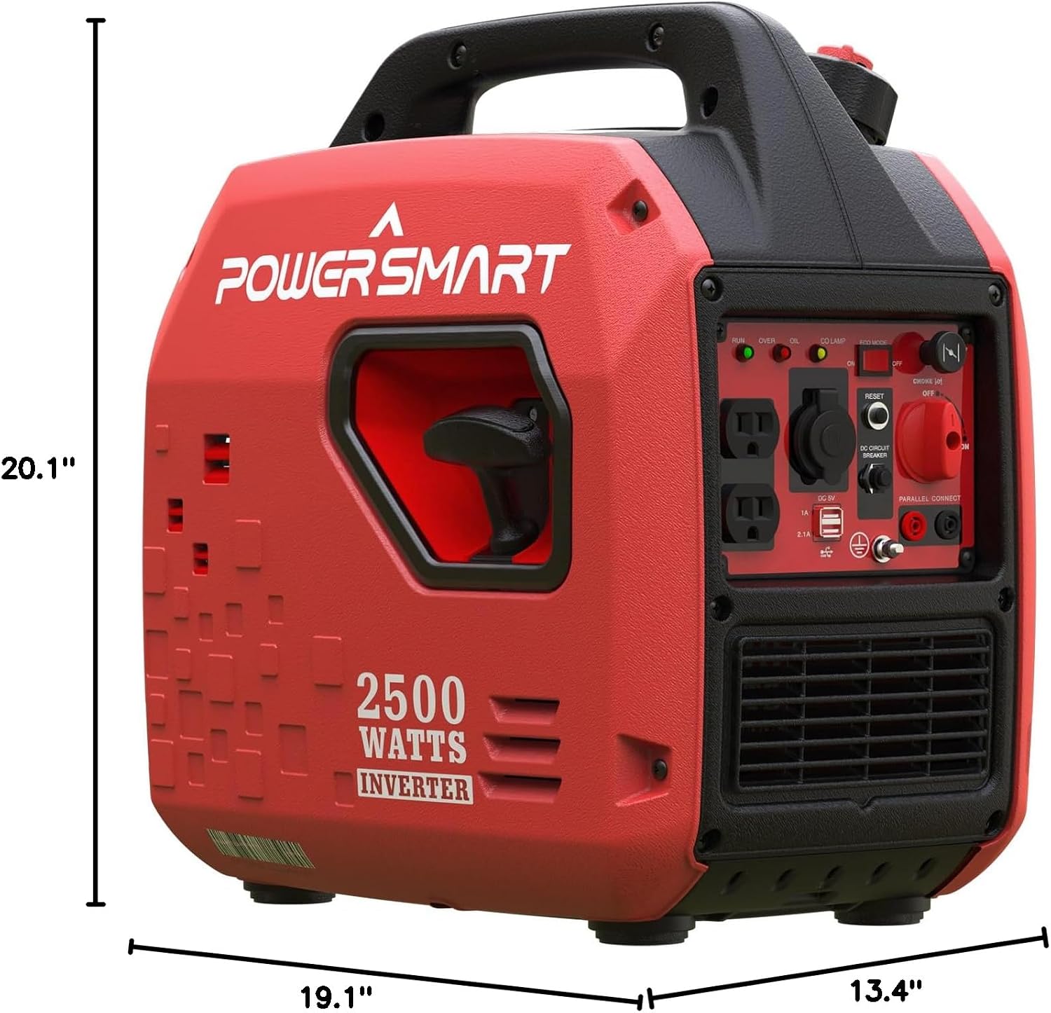 PowerSmart 2500 Watt Portable Inverter Generator for Camping