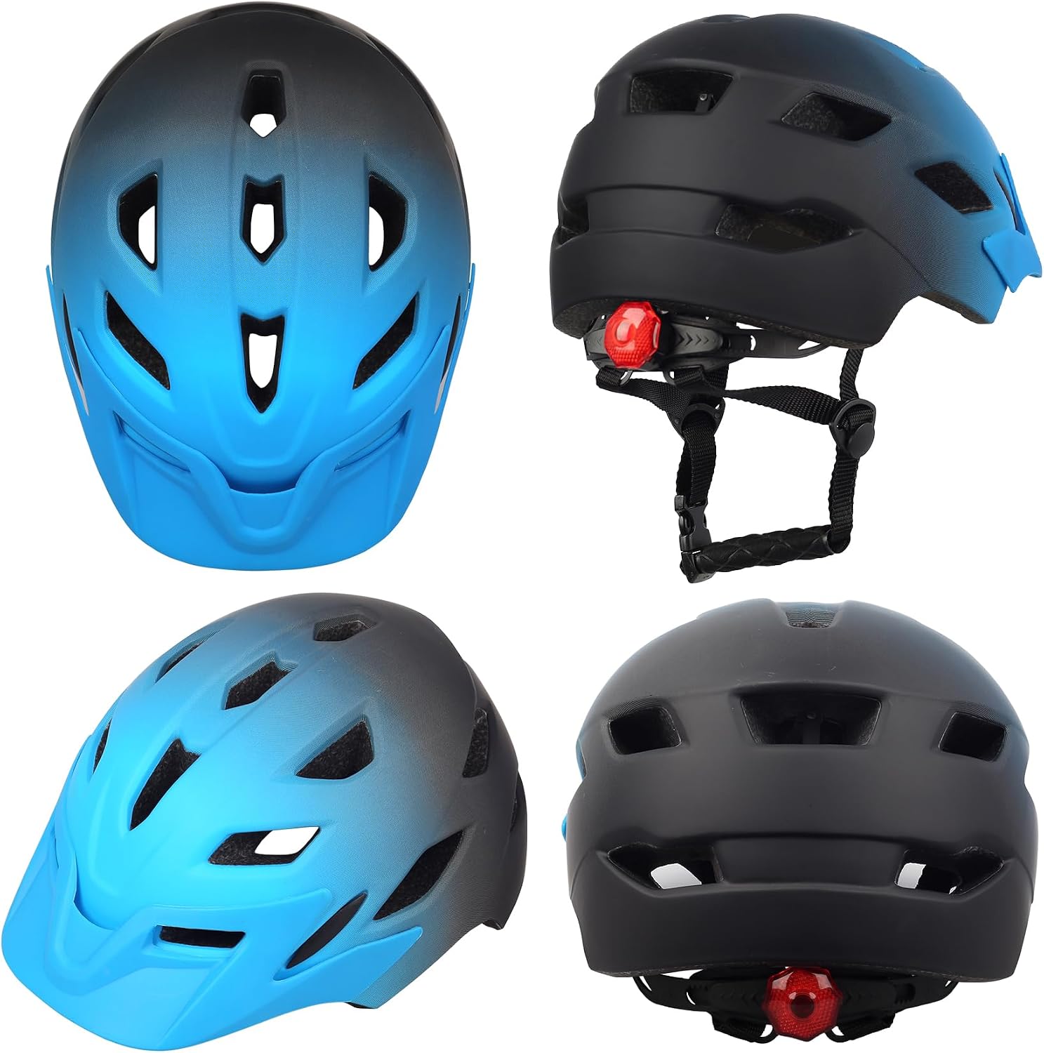Kids Bike Helmet with LED Light for Youth Teen Toddler Boys Girls