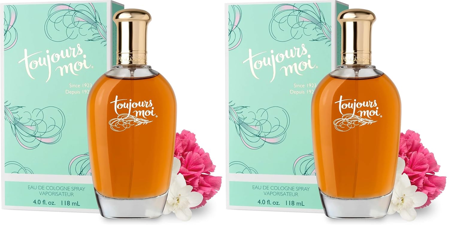 Dana Toujours Moi for Women Eau De Cologne Spray, 4 Ounce | Classic women's cologne, designer fragrance, everyday wear, feminine scent, beauty gift, signature fragrance