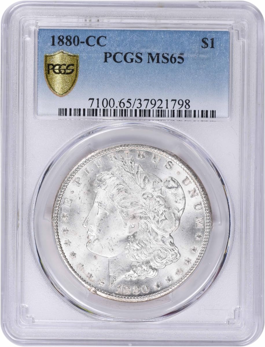 1880 CC Morgan Dollar PCGS MS65