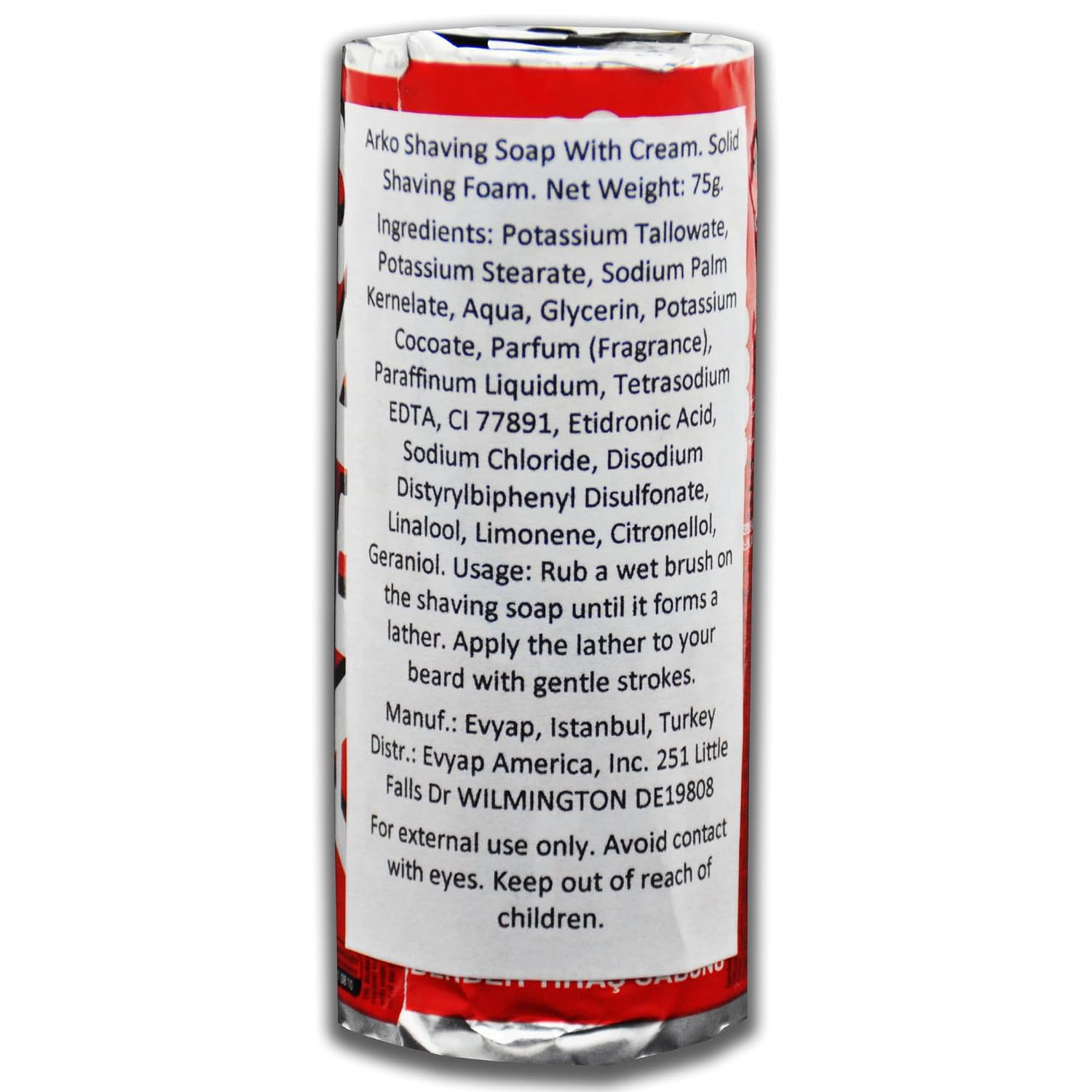 Arko Shaving Cream Soap Stick (2 pieces) by EVYAP