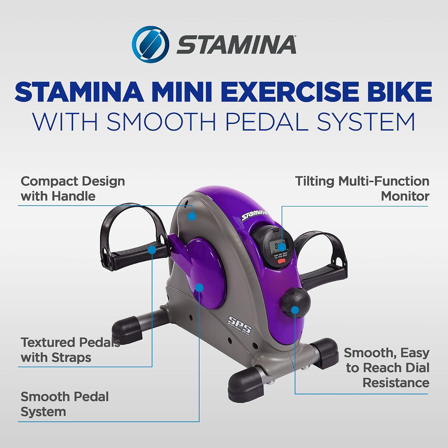 Stamina Exercise Bike with Smooth Pedal System