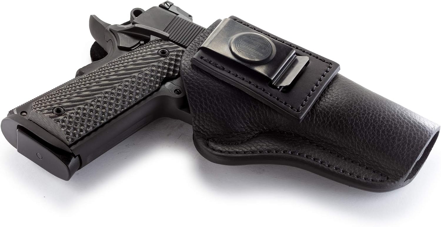 1791 Premium Leather Gun Holster - IWB 1911 Holster - Right Handed - Fits 1911 with 4" and 5" Barrels - Government and Standards Sizes
