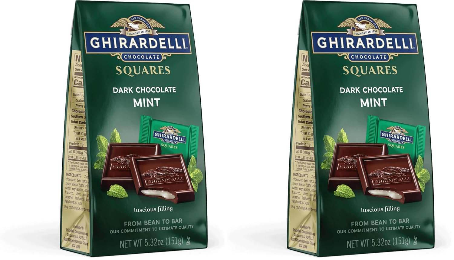 GHIRARDELLI PREMIUM DARK Chocolate Bar, 86% Cacao, 3.17oz Bar, 12 Pack