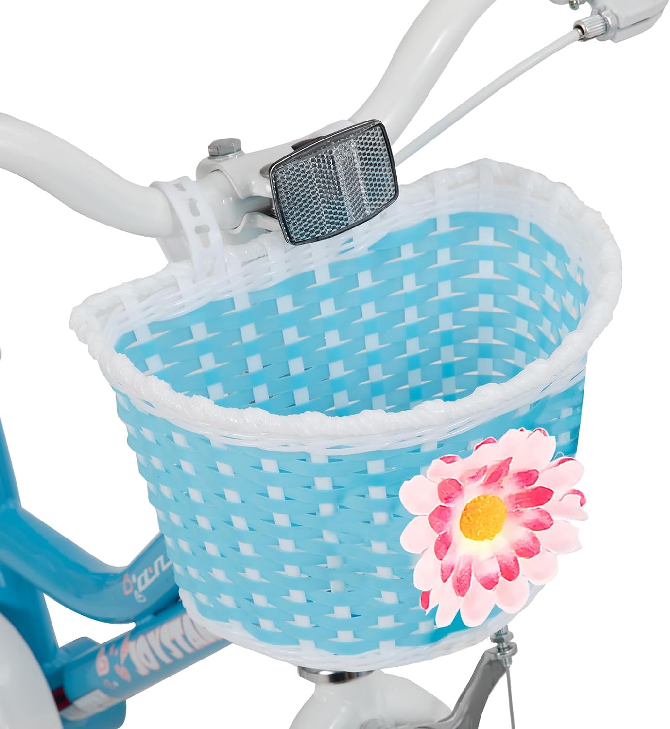 JOYSTAR Angel Girls Bike for Toddlers and Kids Ages 2-12 Years | 12-20 Inch Kids Bike with Training Wheels & Basket, 20 24“ Bicycle with Kickstand