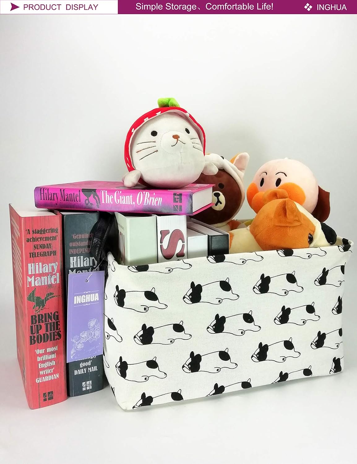 Rectangular Storage Basket Gift Bag Rec Spaceships