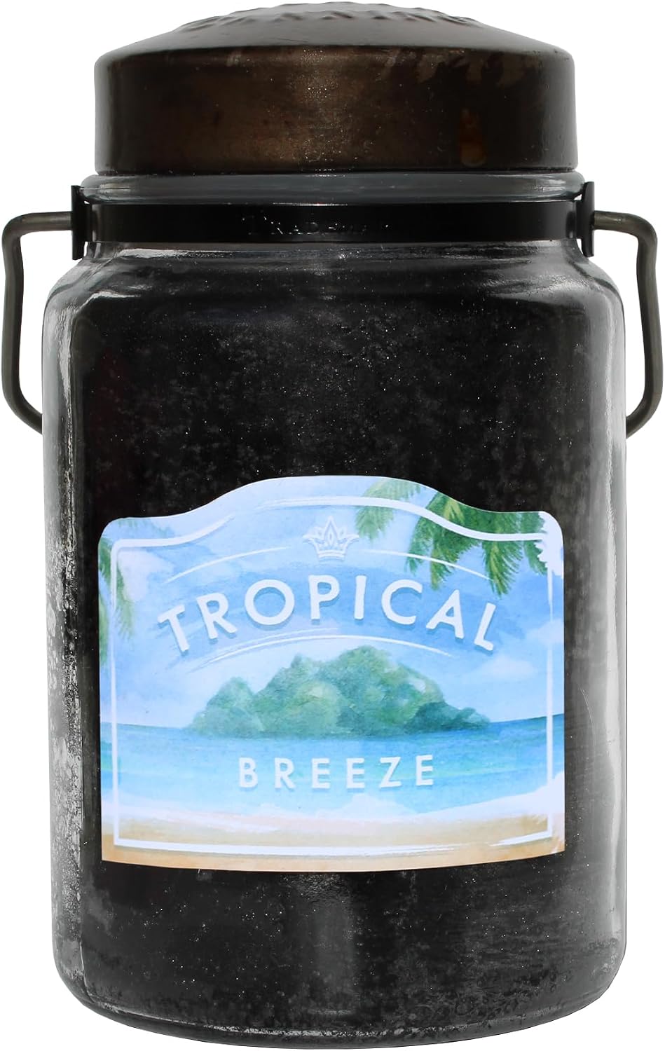 McCall’s Candles | Hot Buttered Rum | 26 oz Scented Candle | USA-Poured | Vintage Rustic Jar with Carrying Handle | Warm Buttery Spiced Rum Fragrance