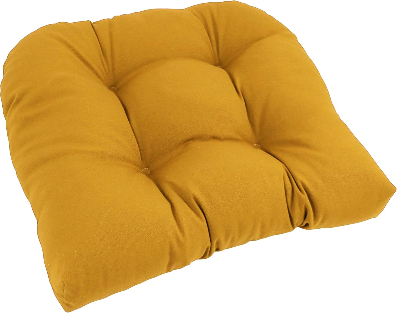 Blazing Needles Twill Rounded Back Chair Cushion,Sage, 19" x 19" 1 Count