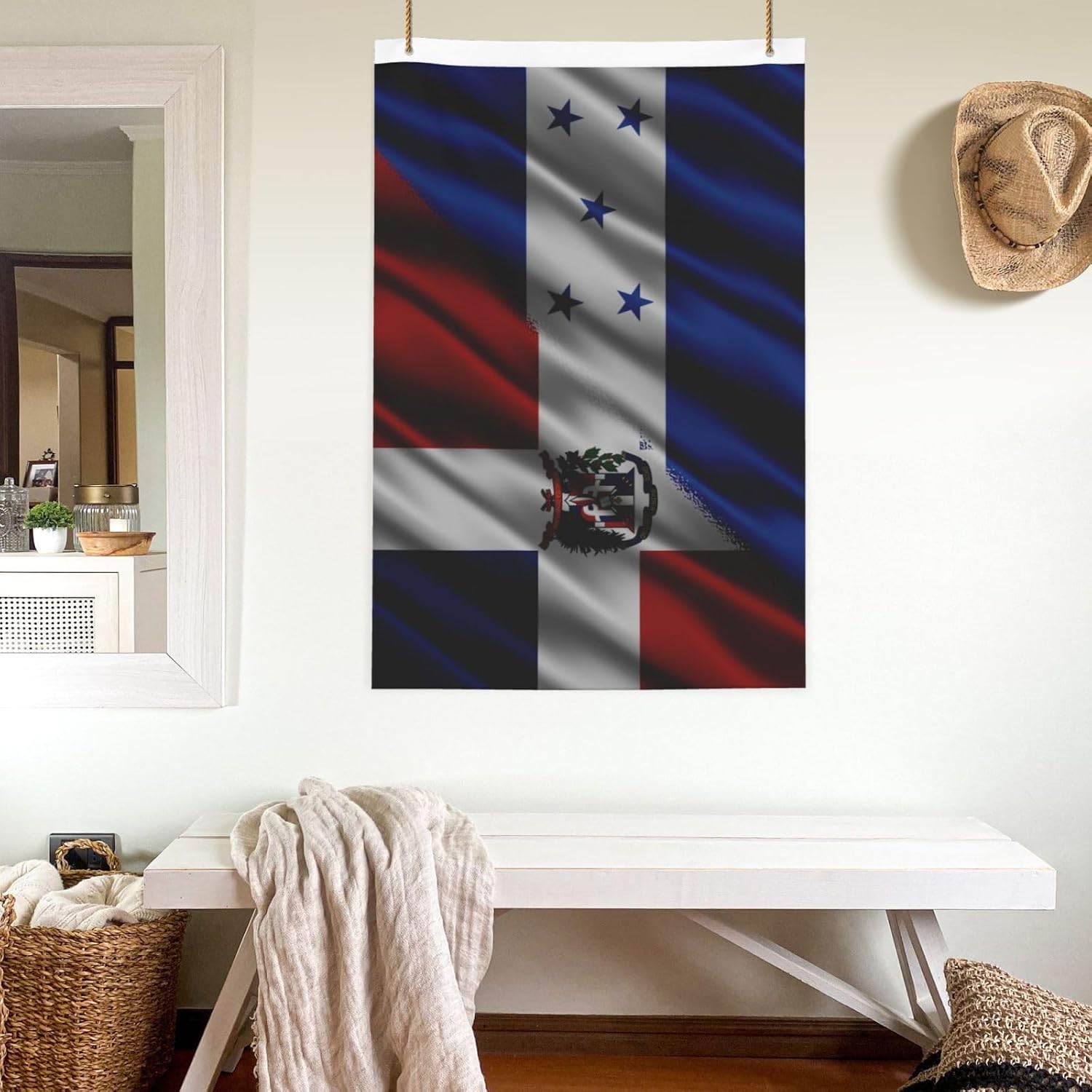 Nicaraguan Nicaragua And American Usa Flag 2x3 Ft Flags Double-Sided Printing Outdoor Indoor Decoration Country Flag 2x3 Foot Polyester Banner