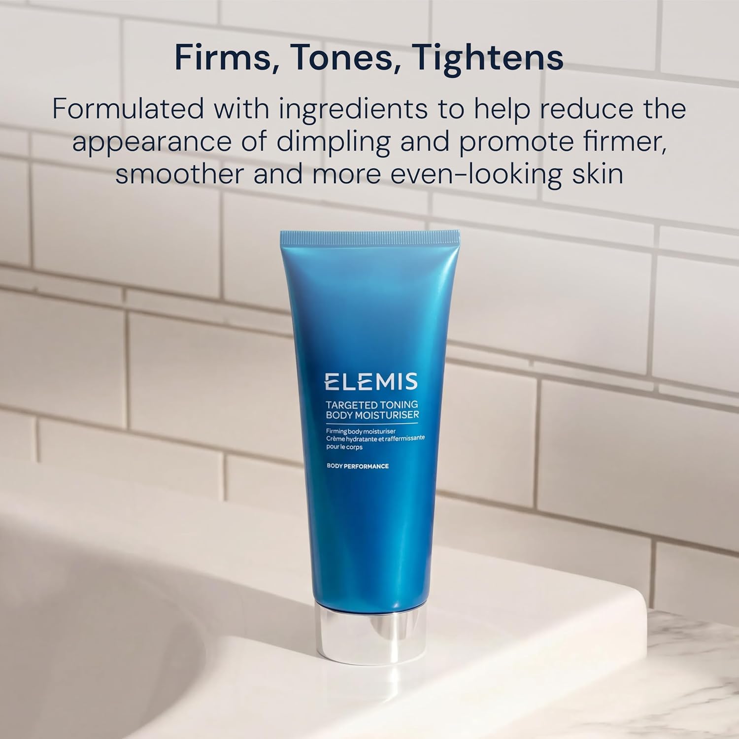 ELEMIS Targeted Toning Body Moisturiser | Targeted toning body moisturising lotion to reduce the look of cellulite when combined with daily massage.