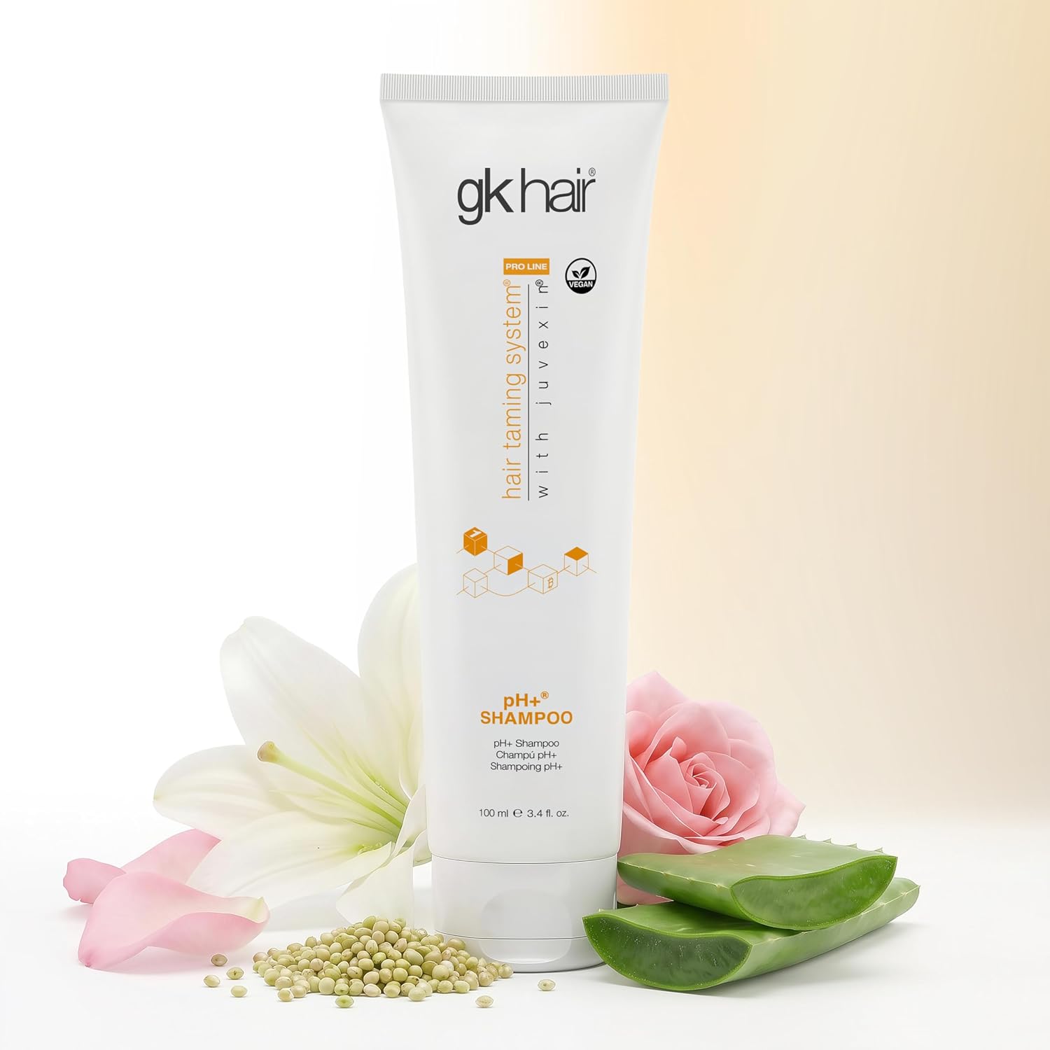 GK HAIR Anti-Dandruff Shampoo Leaving Your Scalp Refreshed and Hair Soft, Smooth – Sulfate-Free Shampoo for Dry Damaged Hair for Men and Women 8.5 Fl Oz
