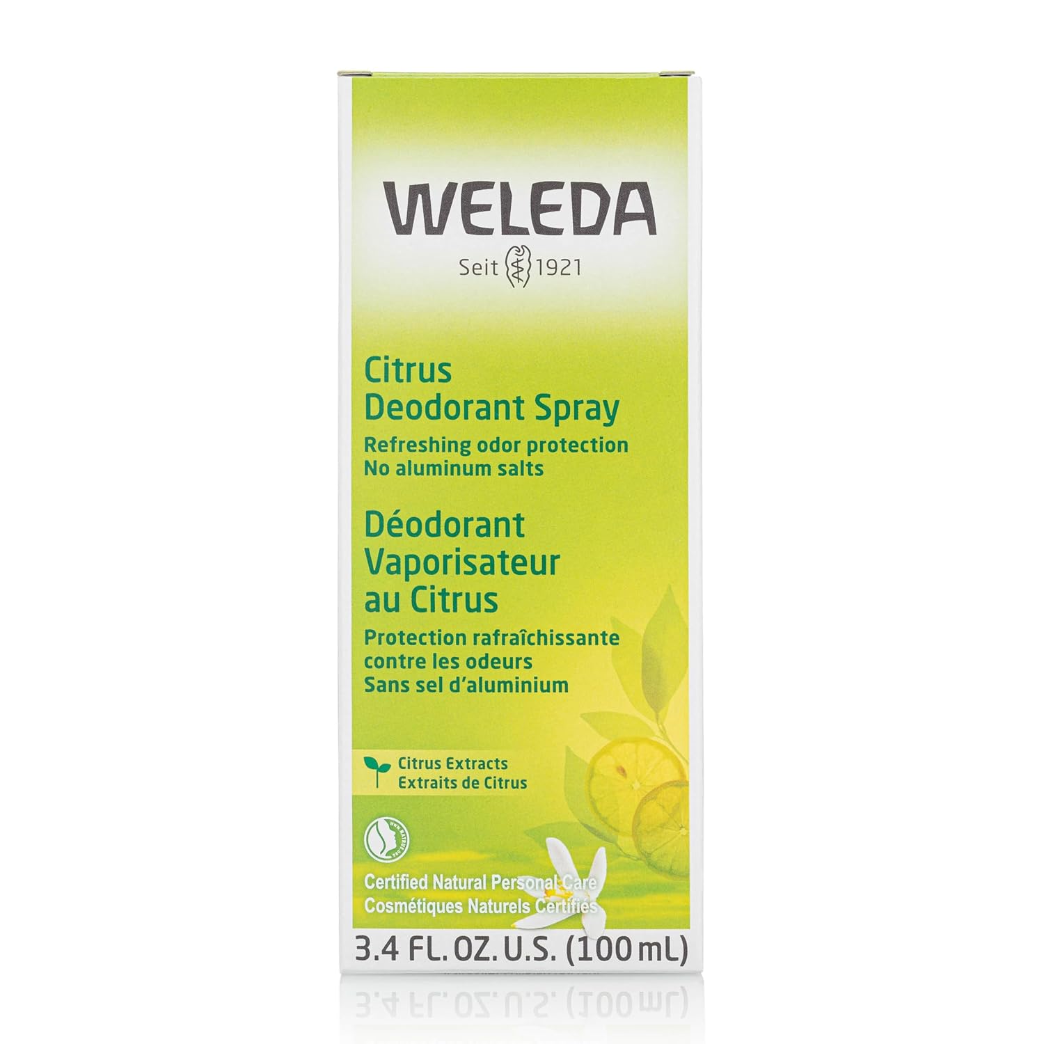 Weleda Wild Rose 24h Deodorant Spray, 3.4 Ounce
