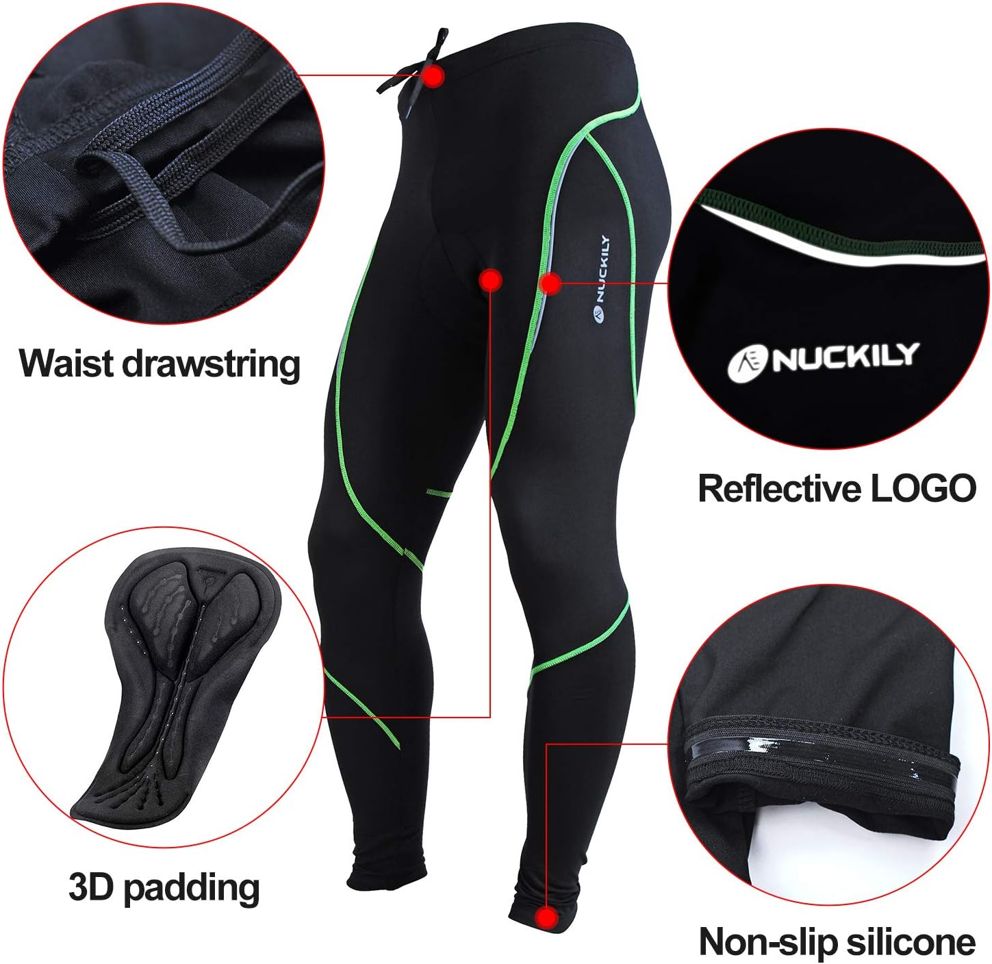 Men's Cycling Jersey Set, Winter Thermal Fleece Lining Waterproof Long Sleeve Jacket with Padded Riding Pants